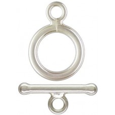 Small Toggle Clasps: Sterling Silver (1.5mm x 13mm) Bar & Ring (1.5mmx9mm)