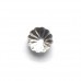 60 Qty. 7mm Corrugated Bead Cap .925 Sterling Silver