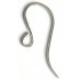 2 Qty. Ear Wire with Loop .925 Sterling Silver Fish Hooks Earwires