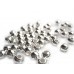 10 Qty. 5mm Round Lightweight Seamless Bead .925 Sterling Silver