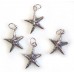 Small Starfish Charm (16x12mm) .925 Sterling Silver