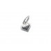 Small  Sterling Silver Puffed Heart Charm
