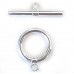20mm Large Sterling Silver Toggle Clasp .925