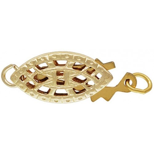 1/20 14K Gold Filled Oval Lobster Clasp (1 piece).