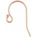 2 Qty. Rose Gold 14K Gold Filled Ball End Earwires 