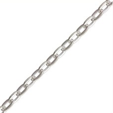 4 Ft. 2x1.5mm Fine Flat Sterling Silver Cable Chain .925 