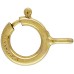 10 Qty. 14k Gold Filled 5.5mm Spring Ring Clasp with Closed Ring 