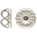 50 Qty. Premium Sterling Silver Earring Backs (5.0x5.2mm Earnuts) Swirl.925