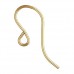 Pair of Genuine 14k Gold French Ear Wires (21ga)