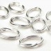 10 Qty. Sterling Silver Split Rings (5.2mm splitring Diameter)