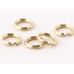 10 Qty. 14k Gold Filled Split Rings (5.2mm splitring Diameter)