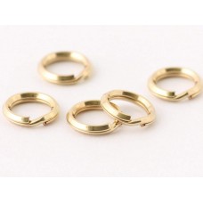 10 Qty. 14k Gold Filled Split Rings (5.2mm splitring Diameter)