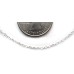 2x1.5mm Sterling Silver Cable Chain, Fine Flat, Sold by The Foot
