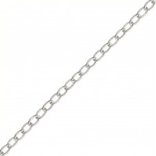 10 ft. Round Cable Chain .925 Sterling Silver