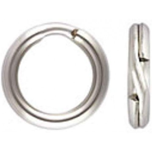 10 Qty. 6.2mm Sterling Silver Split Rings