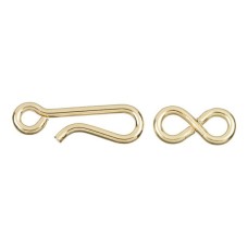14k Gold Filled Hook and Eye Clasp