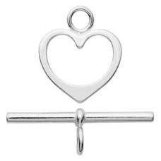 2x15mm Large Classic Toggle Clasps.925 Sterling Silver 3 Qty Bar:2x24mm Ring 