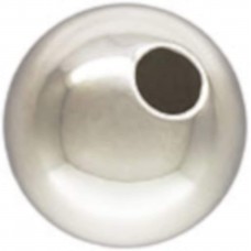 4 Qty. 7mm Round Sterling Silver Bead with 1.8mm Hole .925
